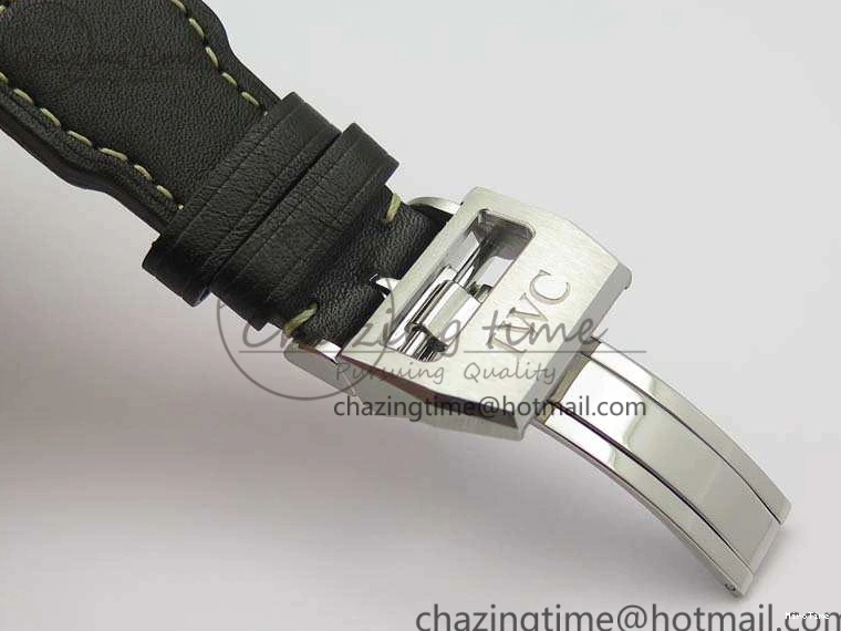 MIROTIME 0415 Versatile Big Pilot Real PR IW502703 SS YLF 1:1 Best Edition Blue Dial On Calfskin Strap A 7226